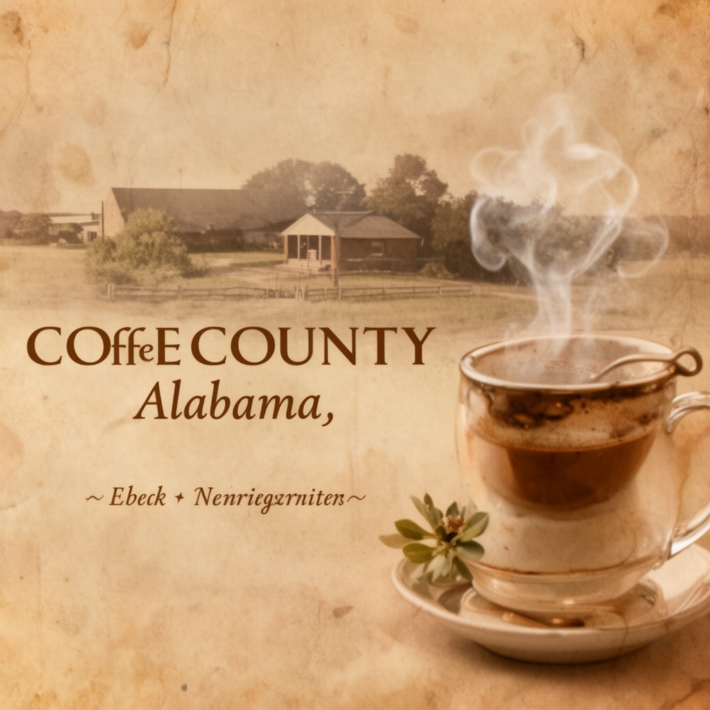 AI-generated illustration of Coffee County, Alabama