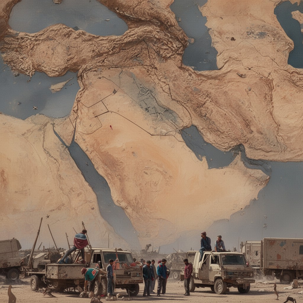 AI-generated illustration of Iraq