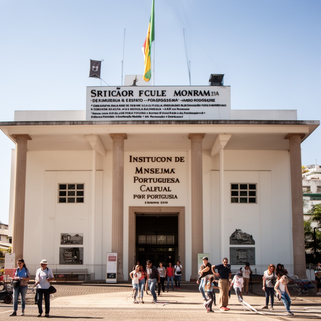 AI-generated illustration of Museum of the Portuguese Language