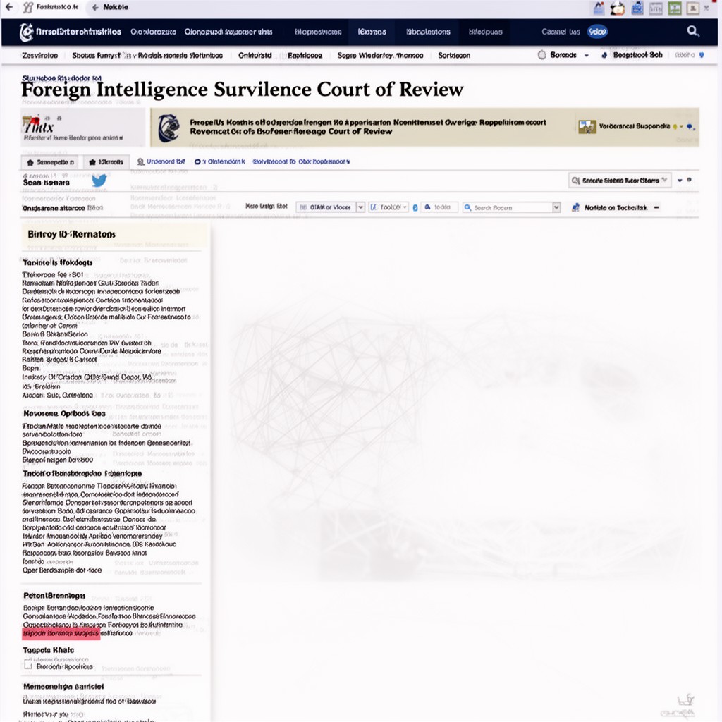 AI-generated illustration of Foreign Intelligence Surveillance Court of Review