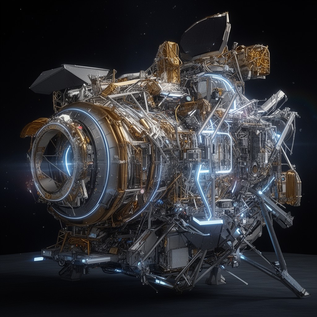 AI-generated illustration of NIRSpec