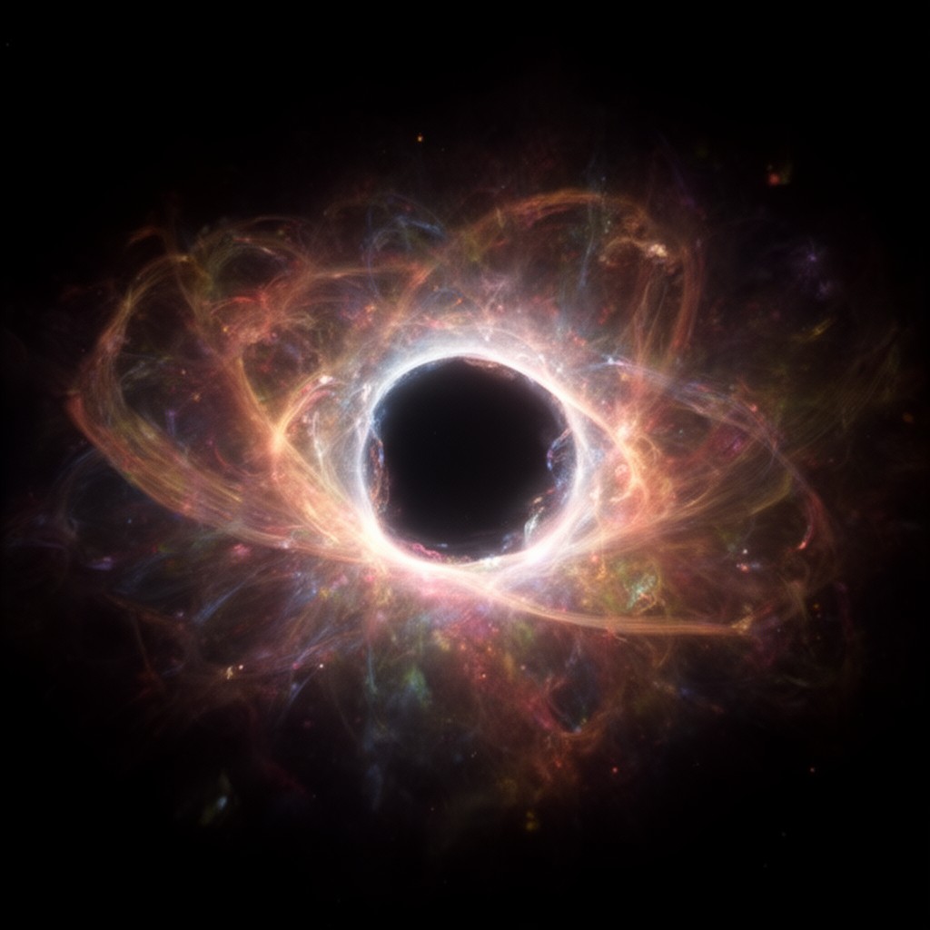 AI-generated illustration of Southern Ring Nebula