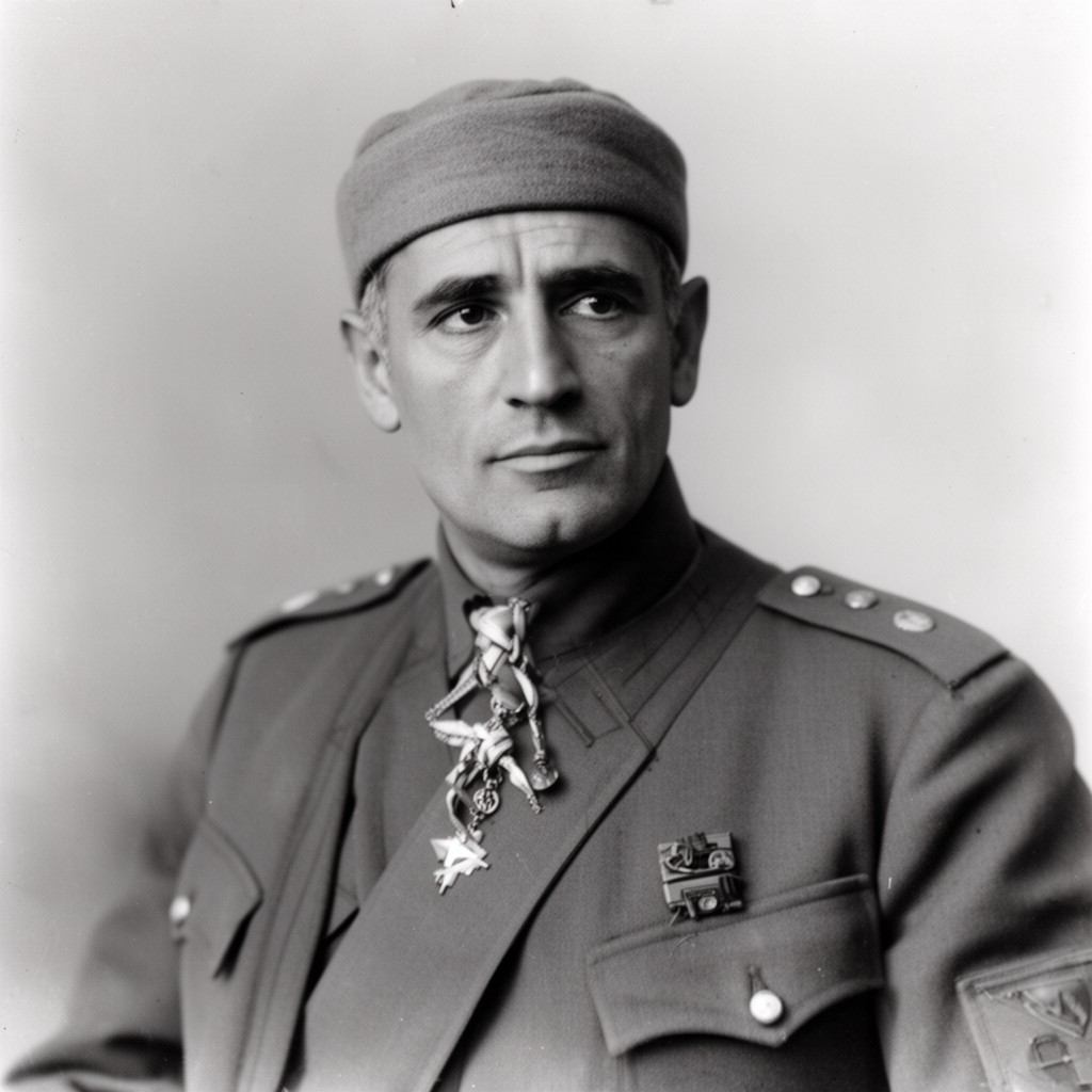 AI-generated illustration of Sultan al-Atrash