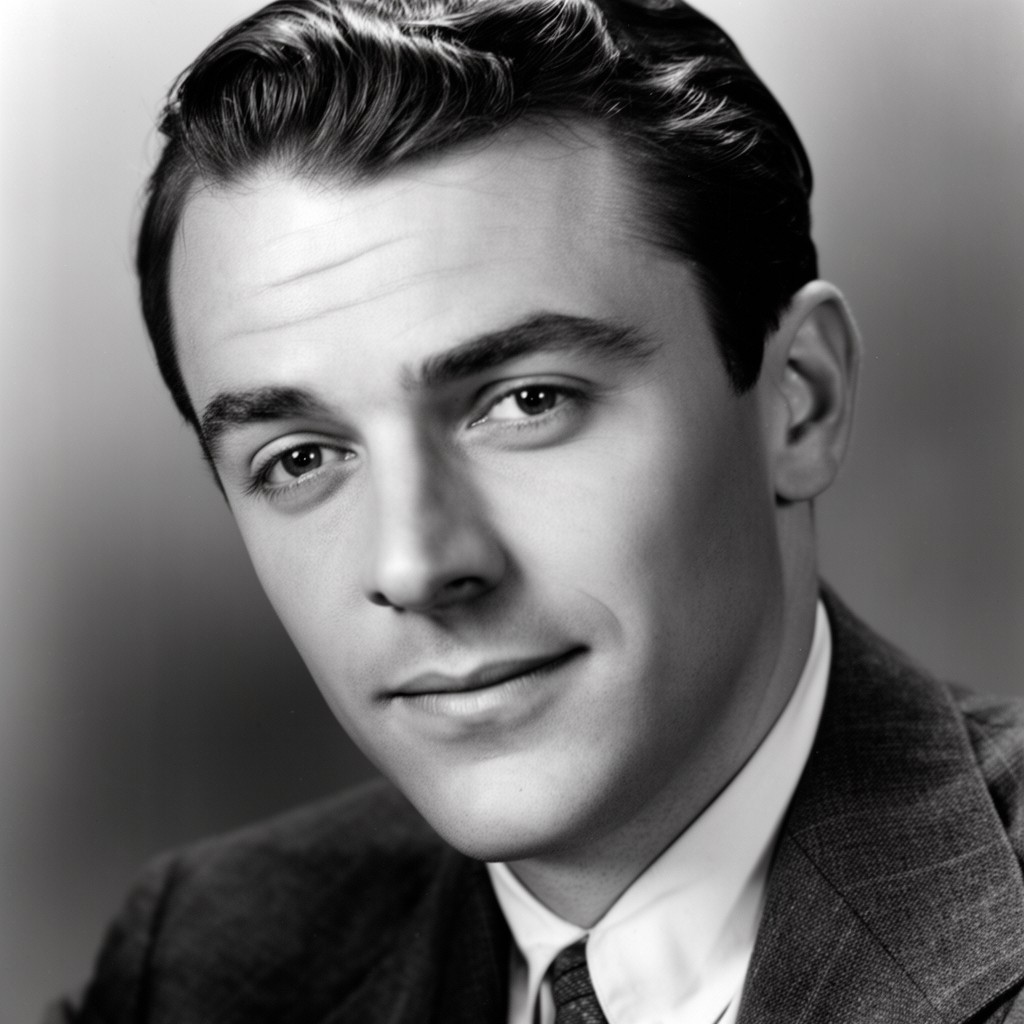 AI-generated illustration of Lew Ayres