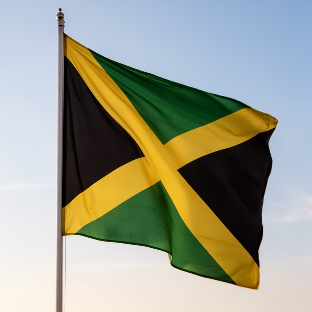 AI-generated illustration of Royal Standard of Jamaica