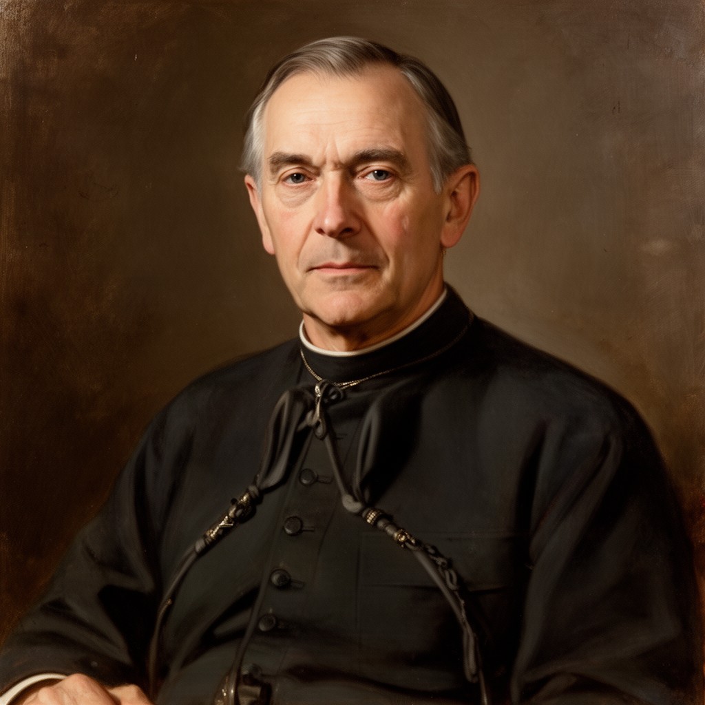 AI-generated illustration of Michael von Faulhaber