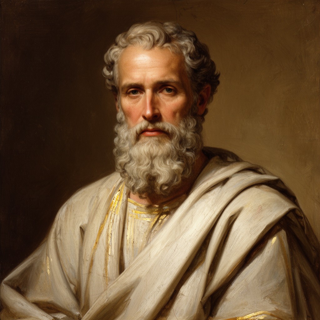 AI-generated illustration of Meletus