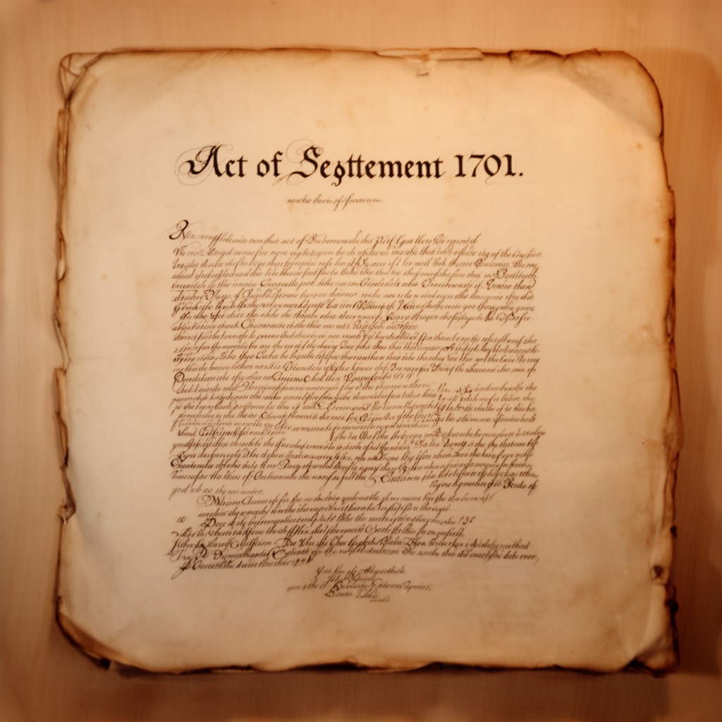 AI-generated illustration of Act of Settlement 1701