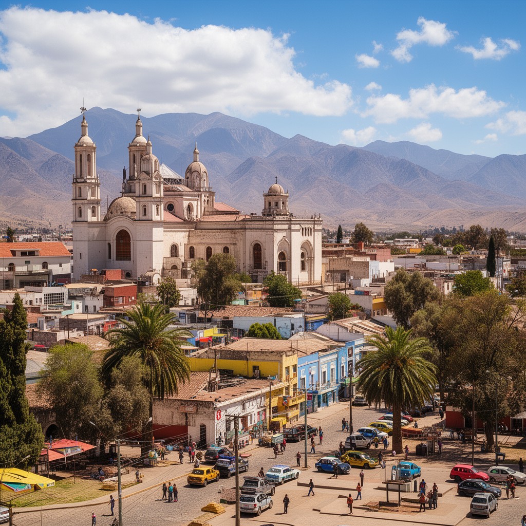 AI-generated illustration of San Fernando del Valle de Catamarca