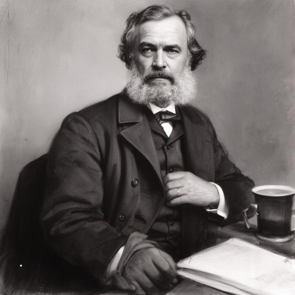 AI-generated illustration of Alexander H. Stephens