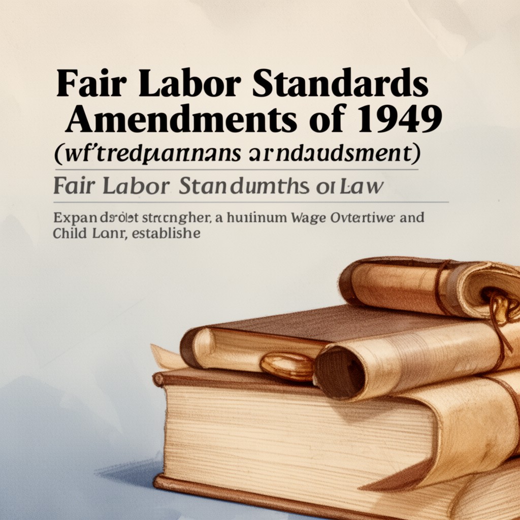 AI-generated illustration of Fair Labor Standards Amendments of 1949