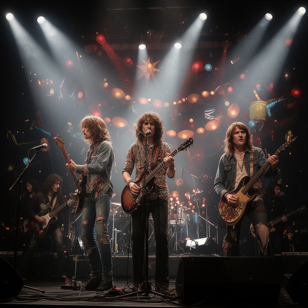 AI-generated illustration of Led Zeppelin