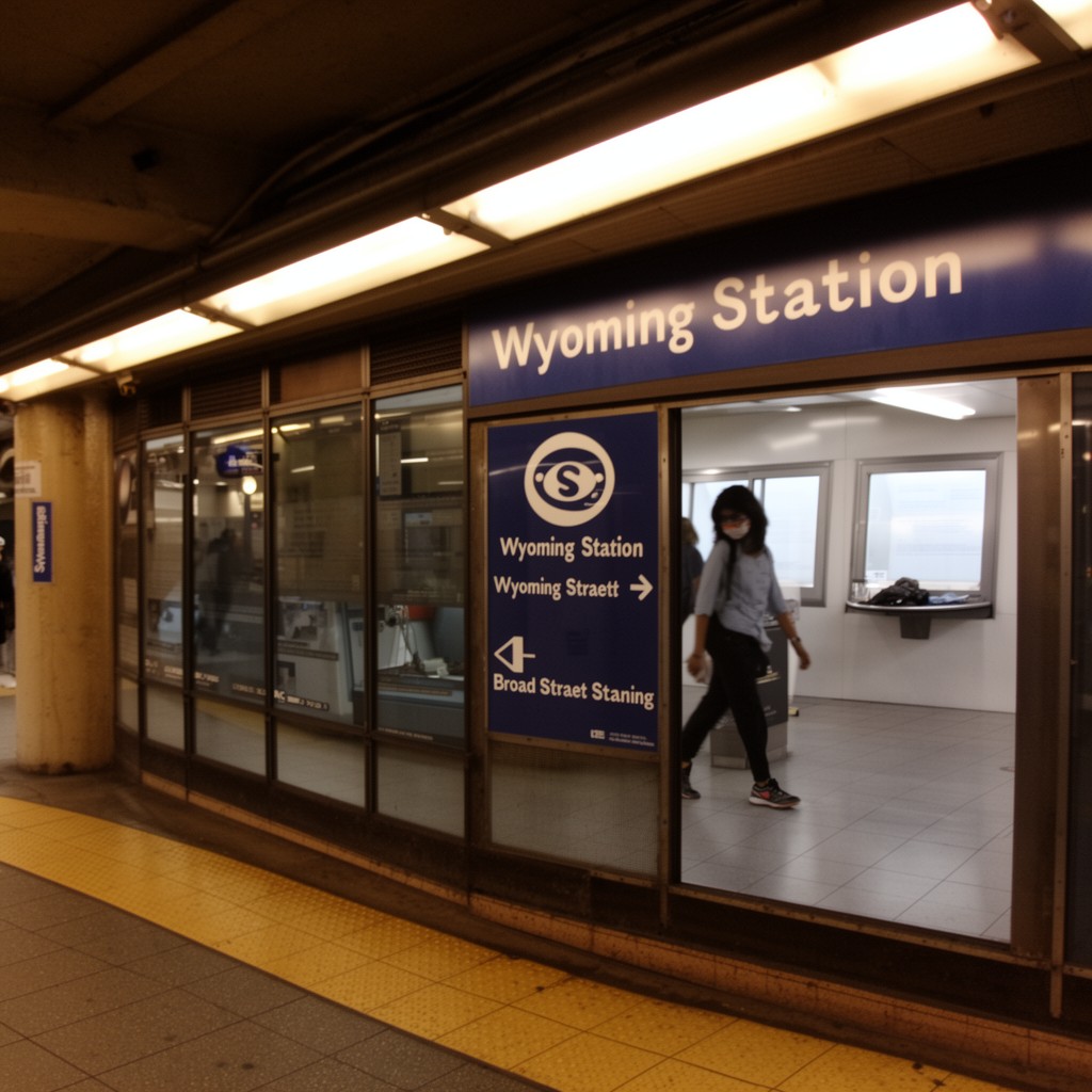 AI-generated illustration of Wyoming station
