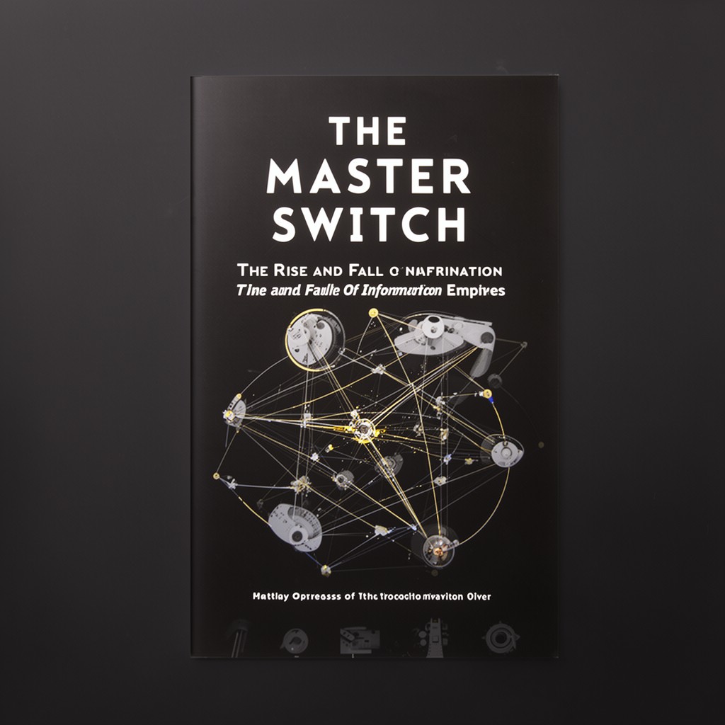 AI-generated illustration of The Master Switch: The Rise and Fall of Information Empires