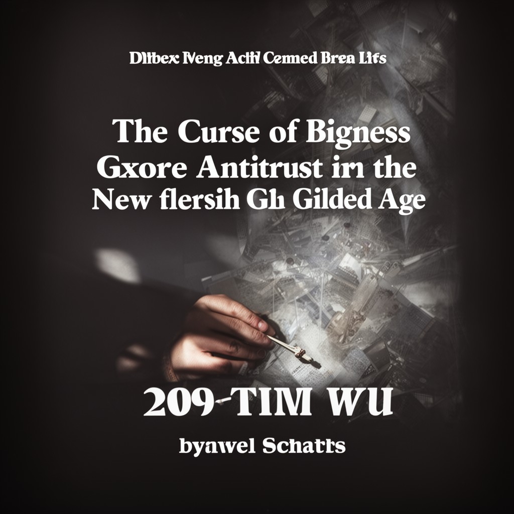 AI-generated illustration of The Curse of Bigness: Antitrust in the New Gilded Age