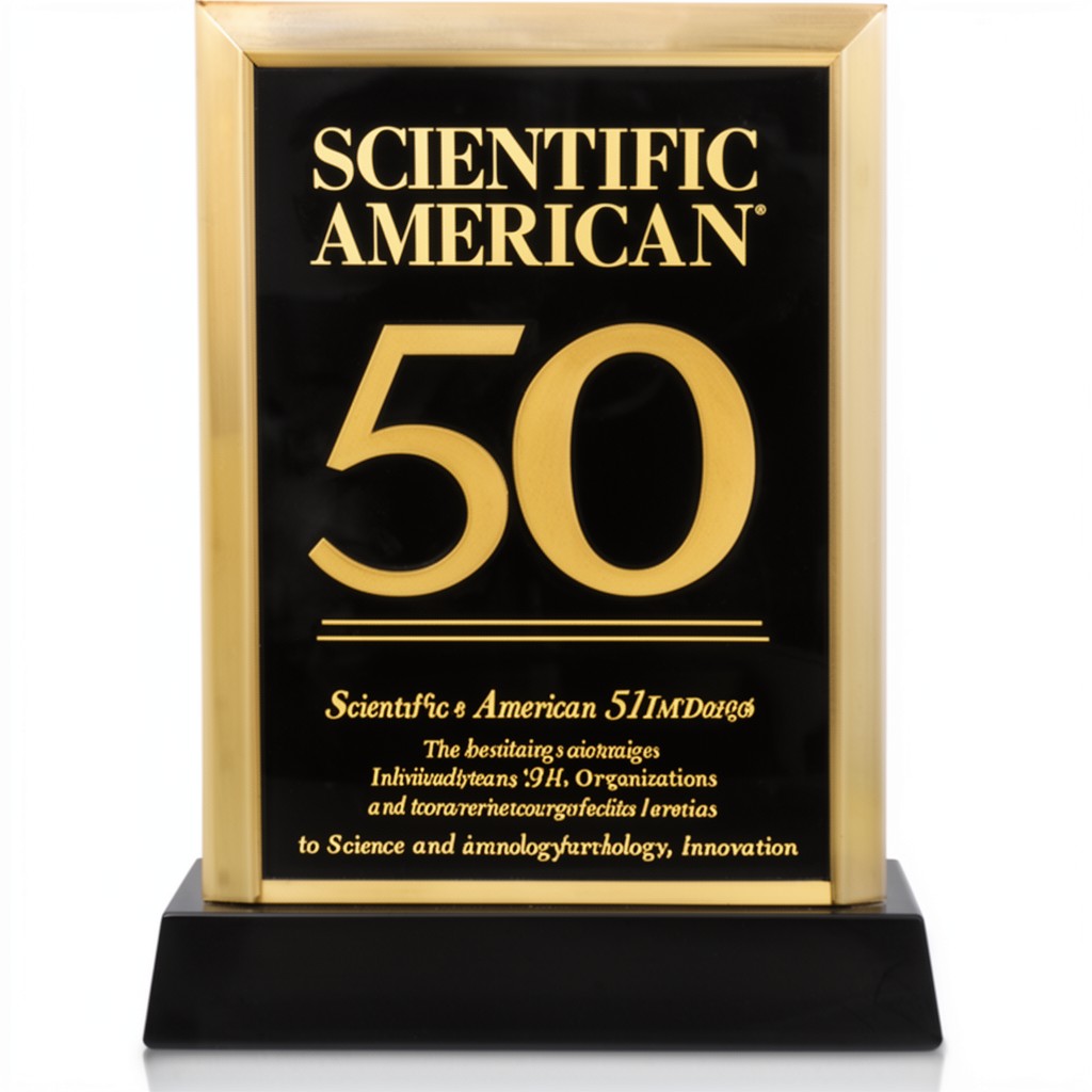 AI-generated illustration of Scientific American 50 award
