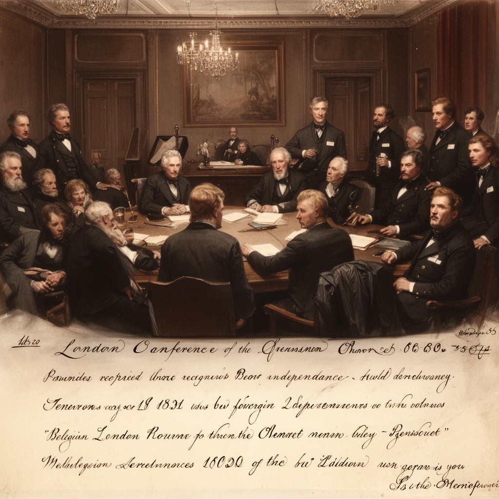 AI-generated illustration of London Conference of 1830–1831