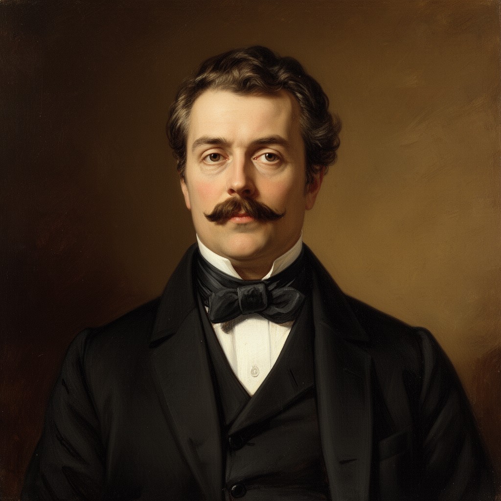 AI-generated illustration of Alexandre Gendebien