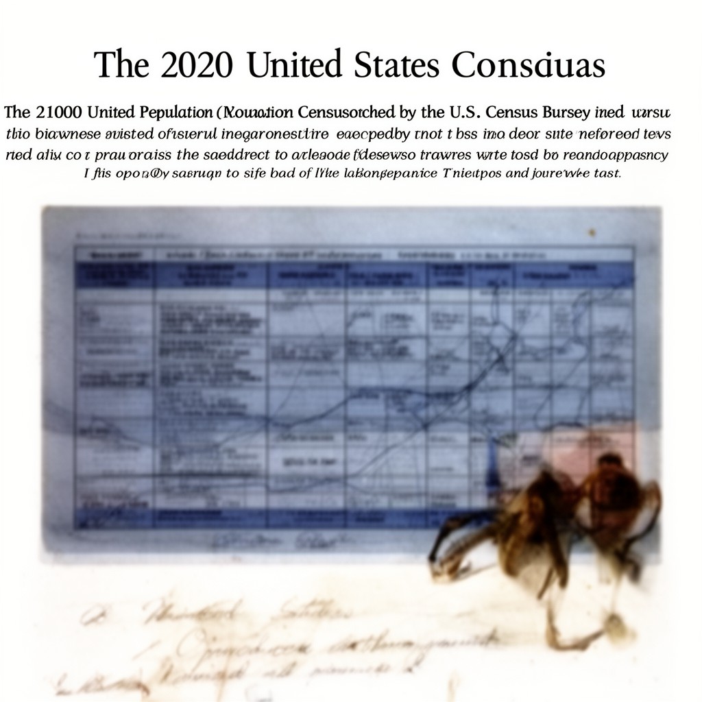 AI-generated illustration of 2000 United States census