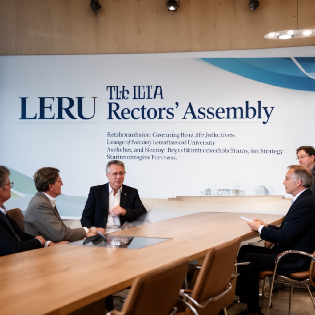 AI-generated illustration of LERU Rectors’ Assembly
