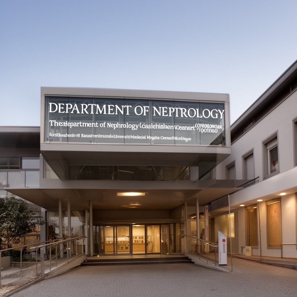 AI-generated illustration of Department of Nephrology