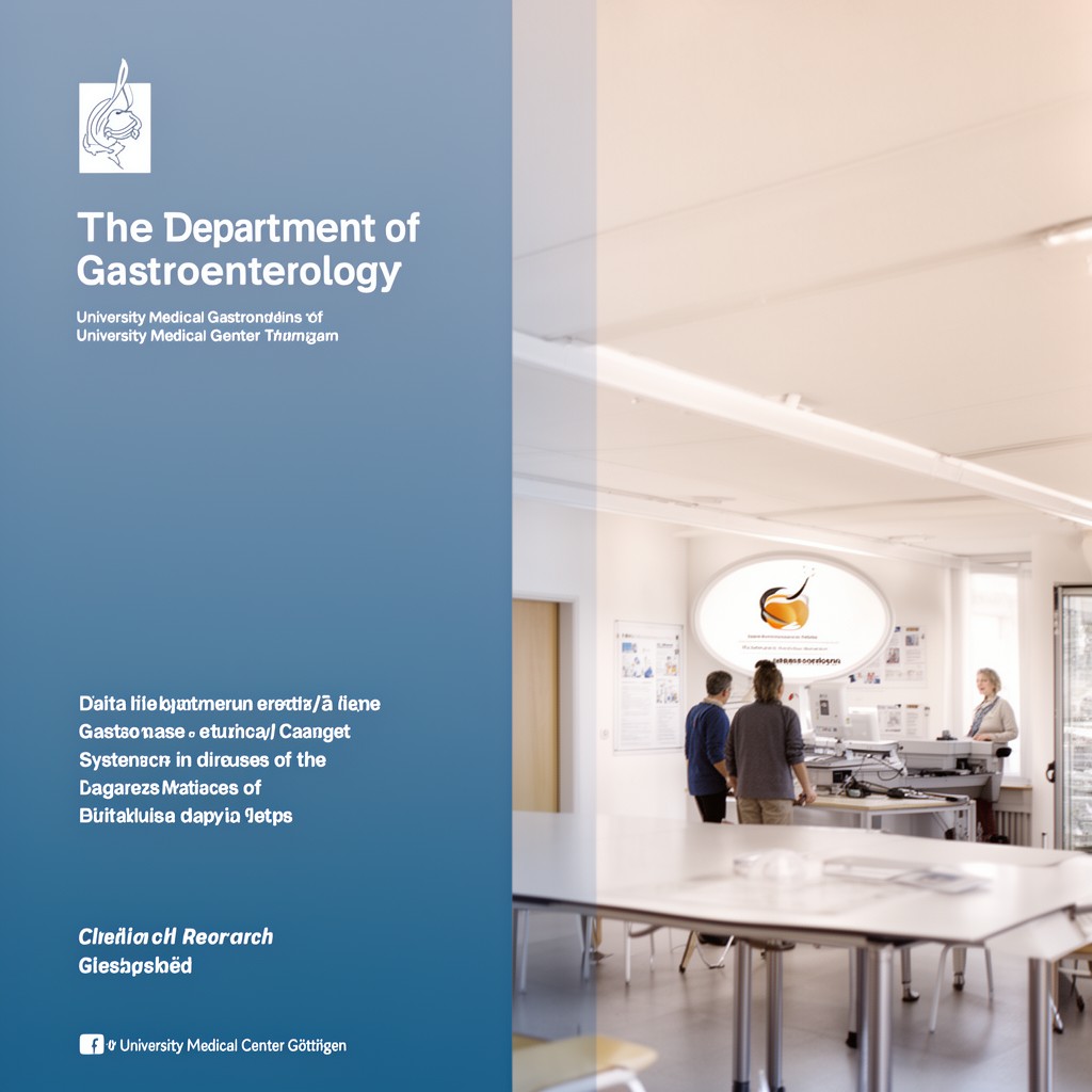 AI-generated illustration of Department of Gastroenterology