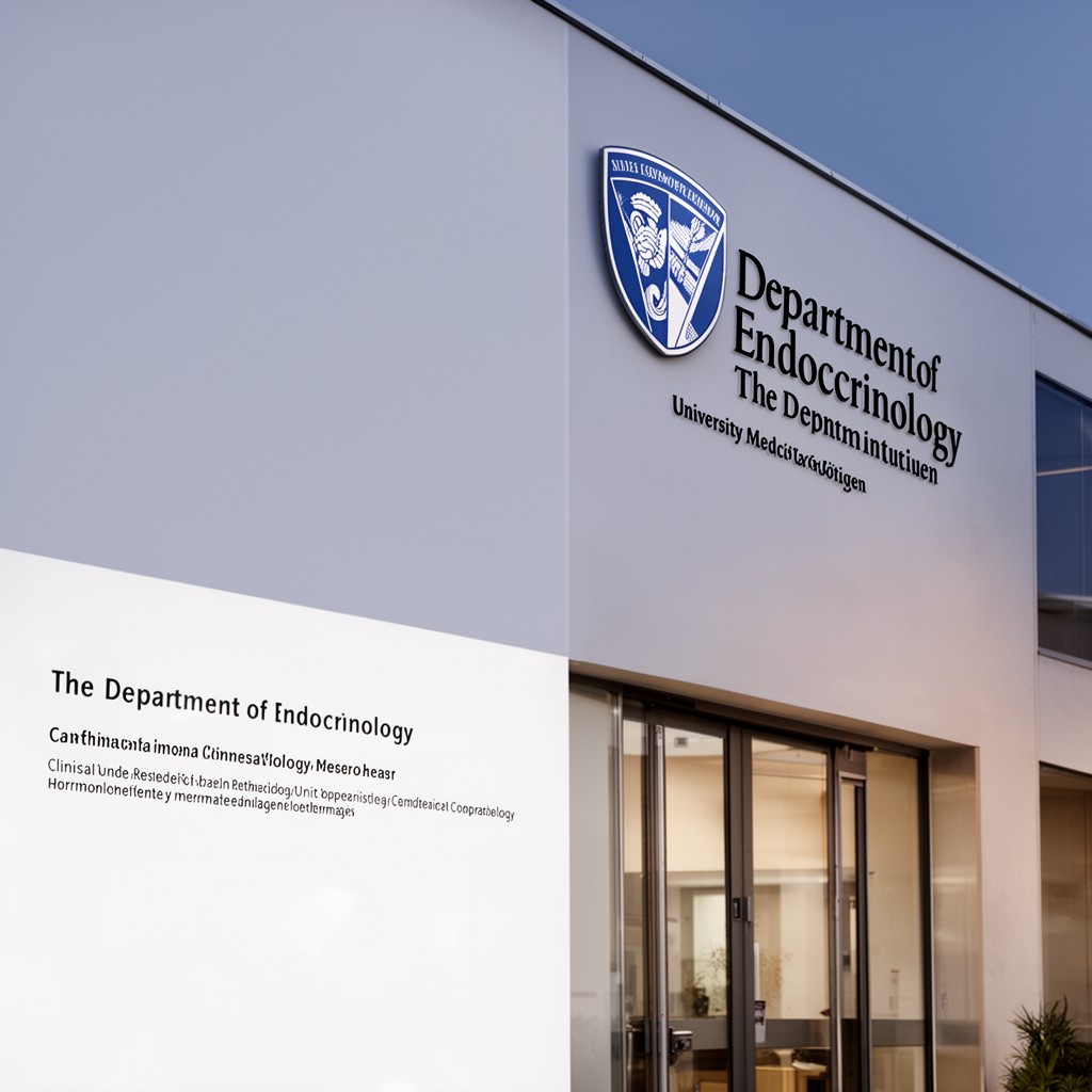 AI-generated illustration of Department of Endocrinology