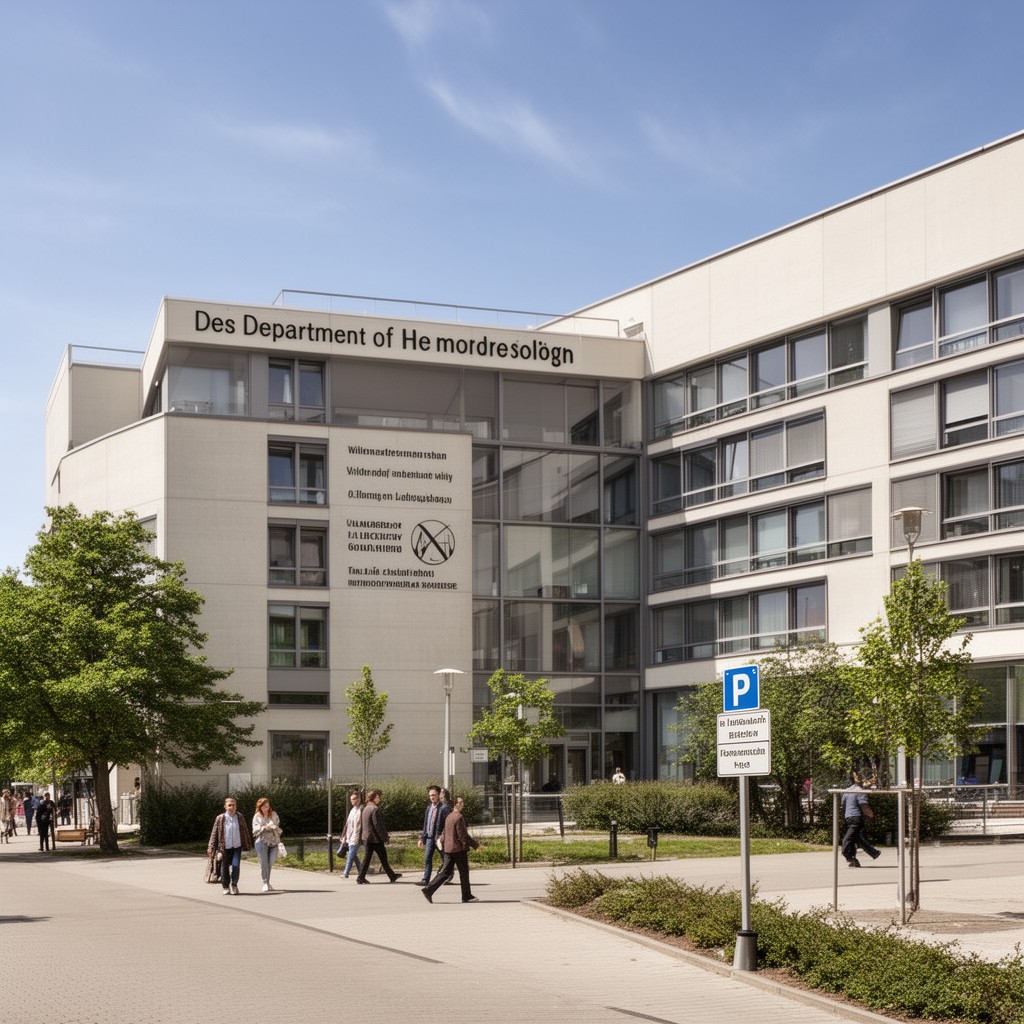 AI-generated illustration of Department of Hematology