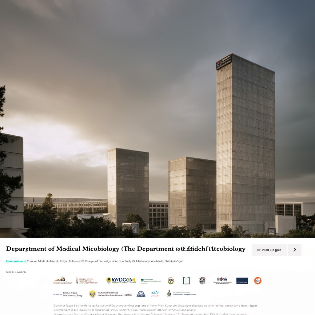 AI-generated illustration of Department of Medical Microbiology