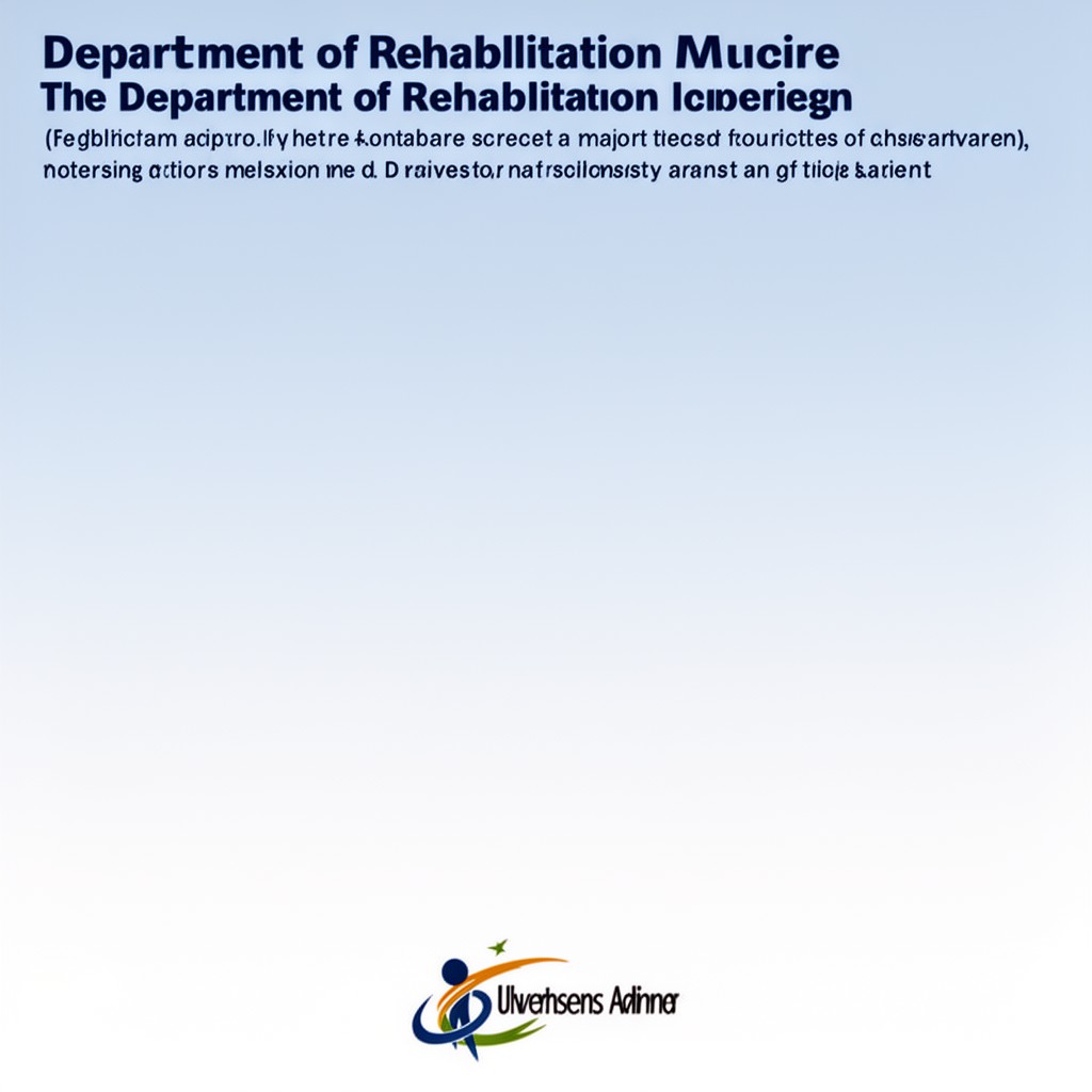 AI-generated illustration of Department of Rehabilitation Medicine