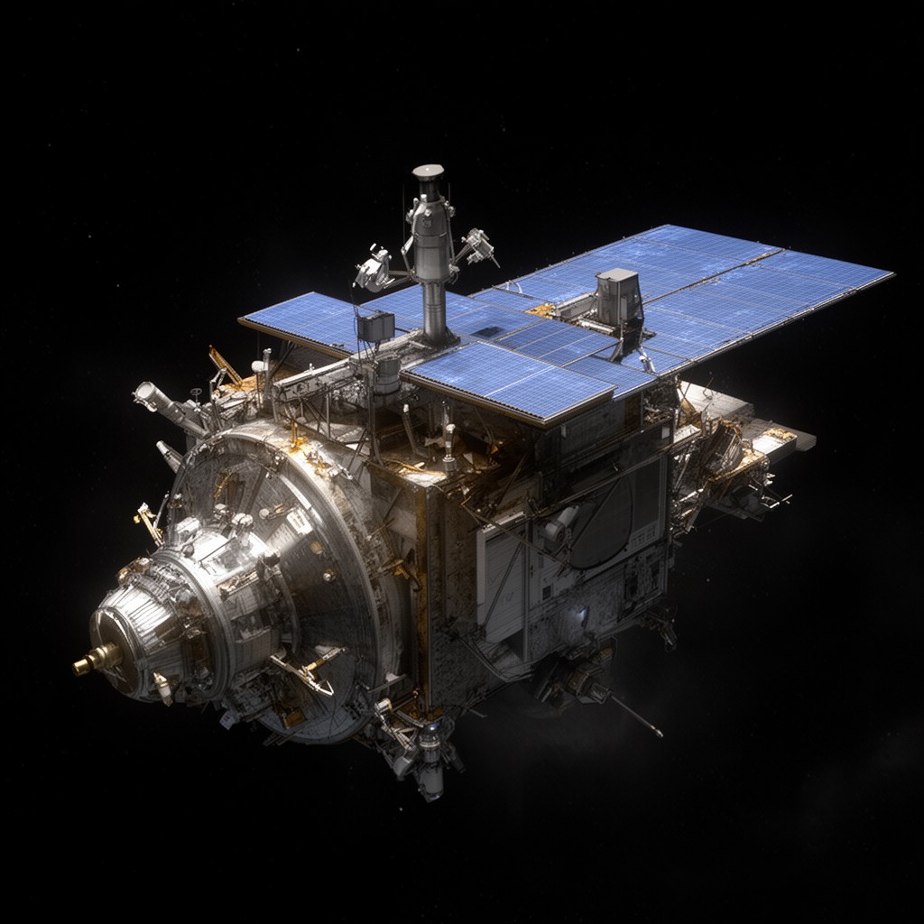 AI-generated illustration of Rosetta mission