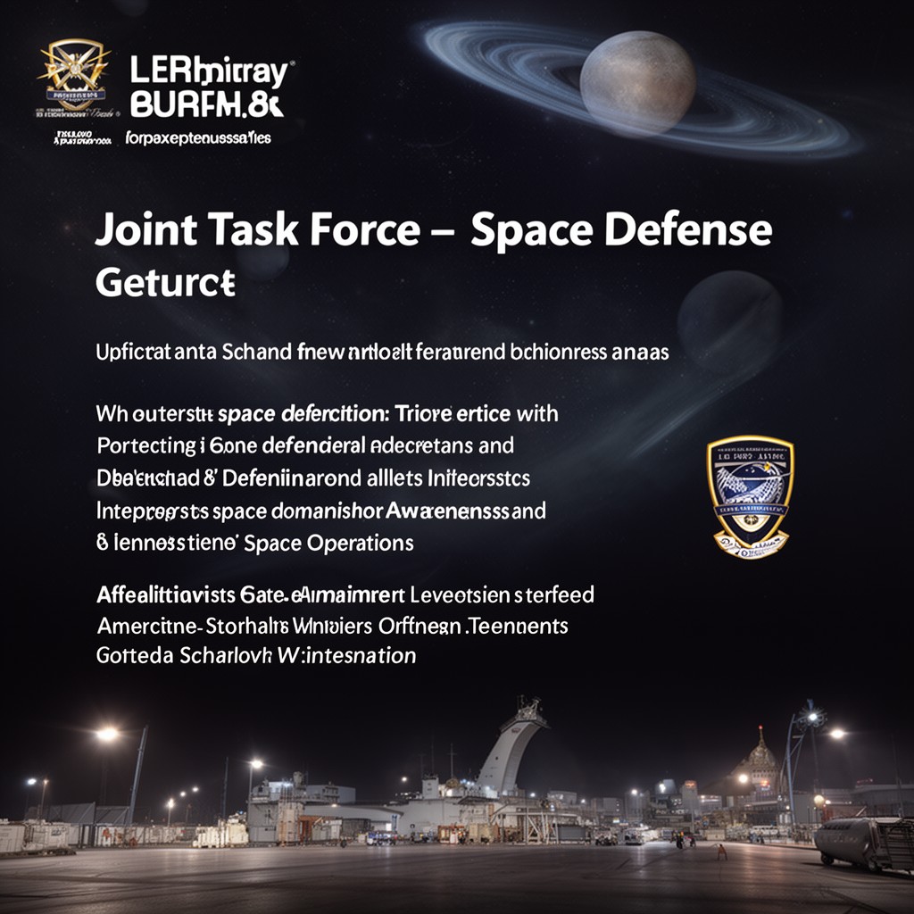 AI-generated illustration of Joint Task Force–Space Defense