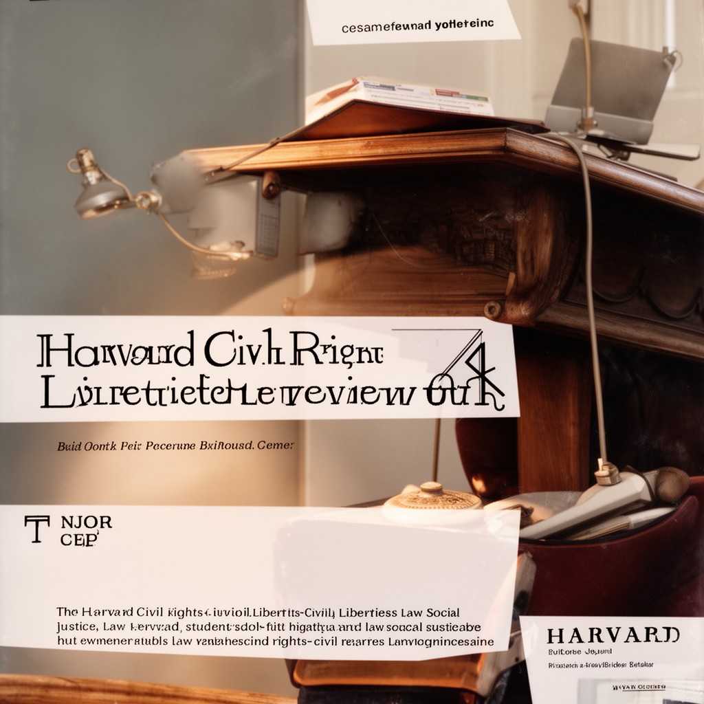 AI-generated illustration of Harvard Civil Rights-Civil Liberties Law Review