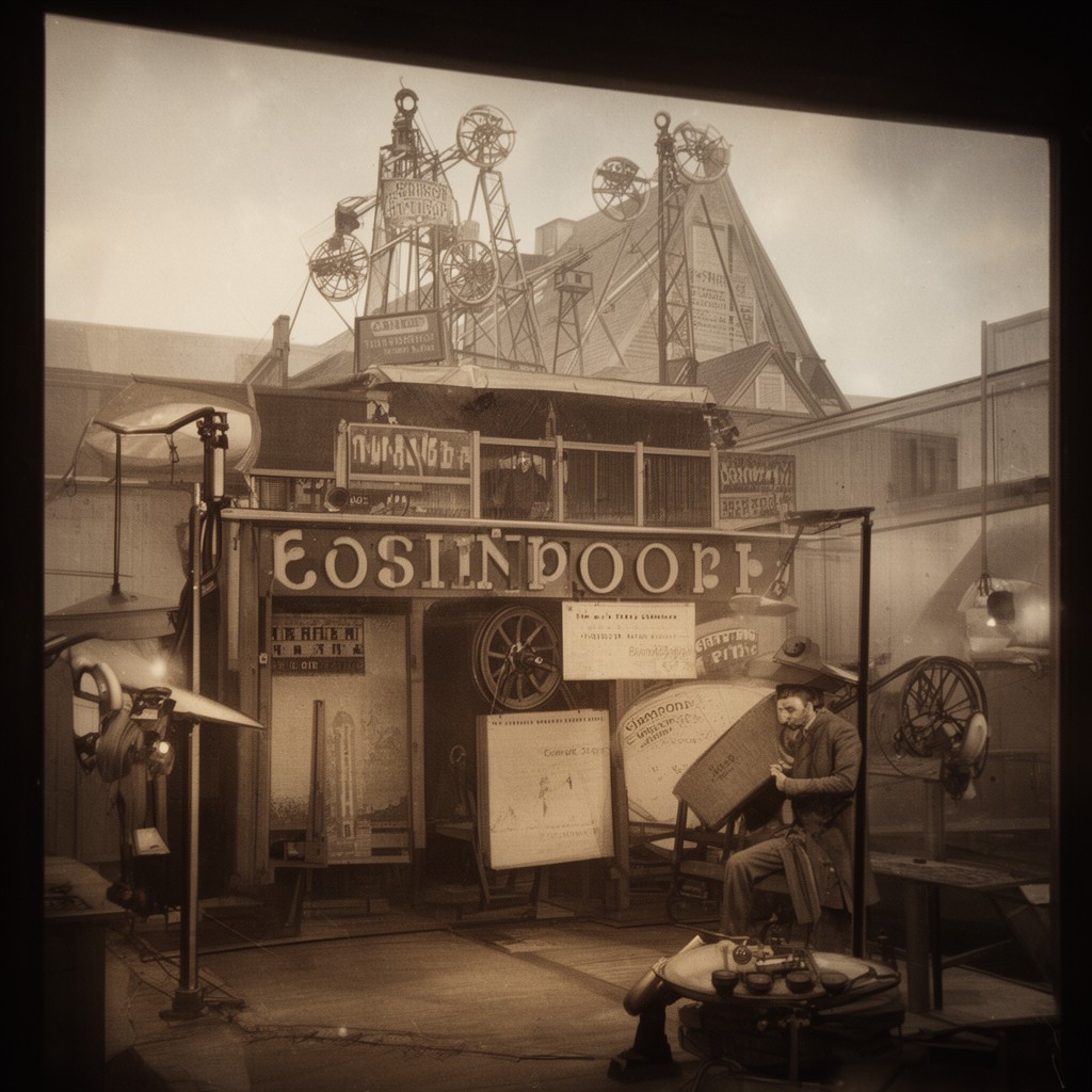 AI-generated illustration of Edison Studios