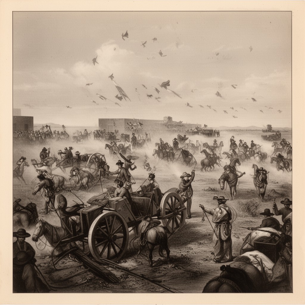 AI-generated illustration of New Mexico Campaign