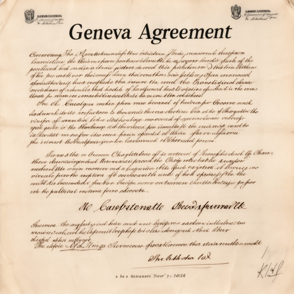 AI-generated illustration of Geneva Agreement