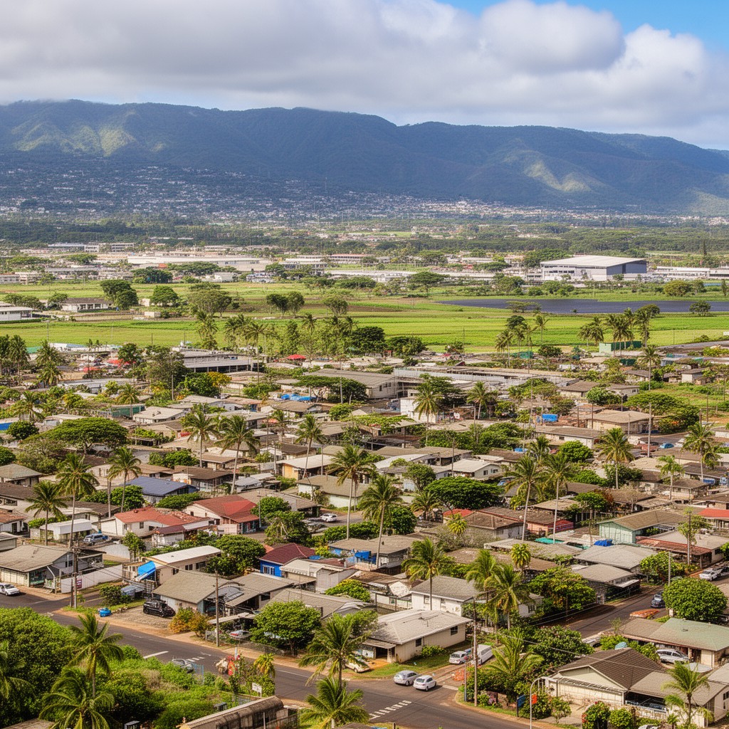 AI-generated illustration of Waipahu