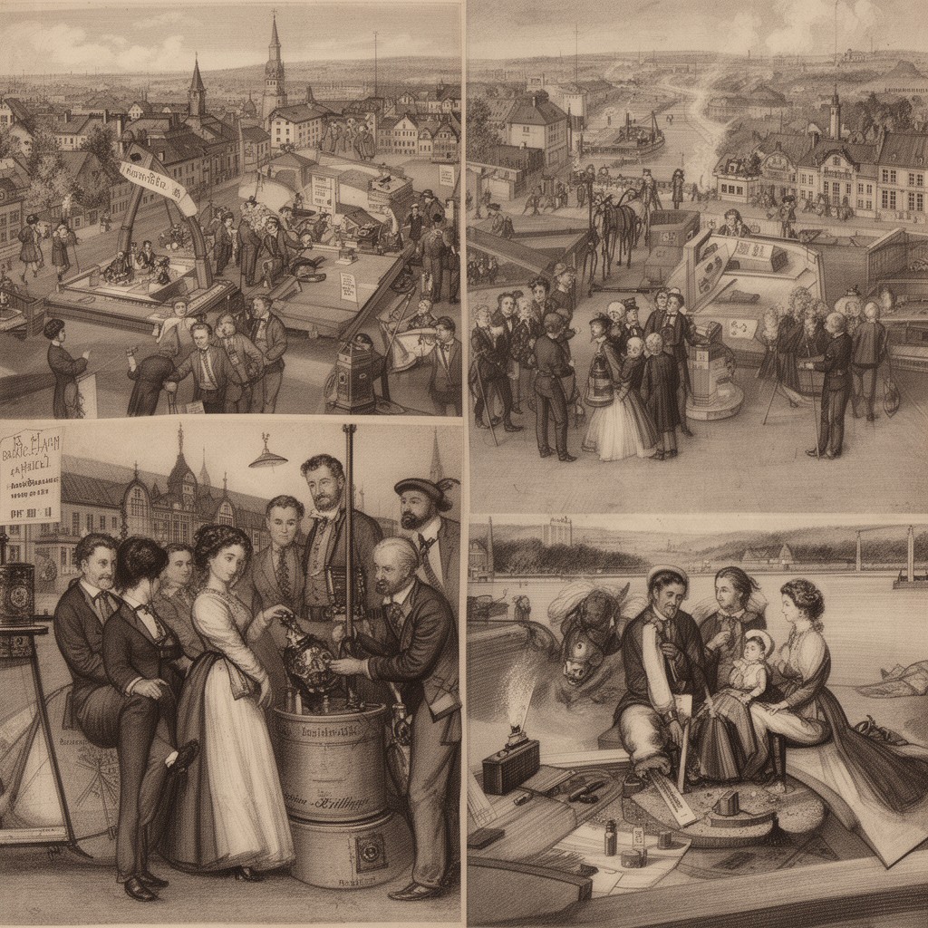 AI-generated illustration of Baltic Germans