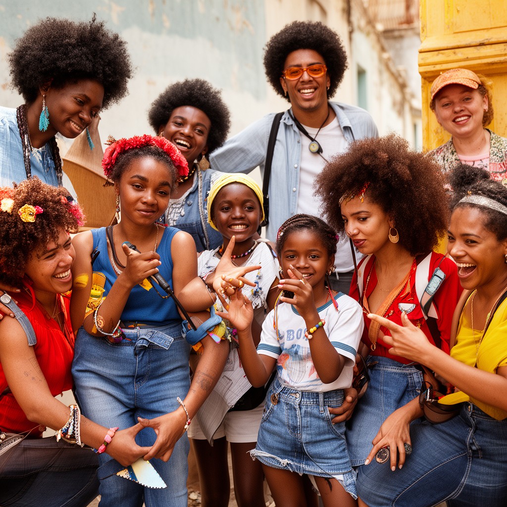 AI-generated illustration of Afro-Cubans