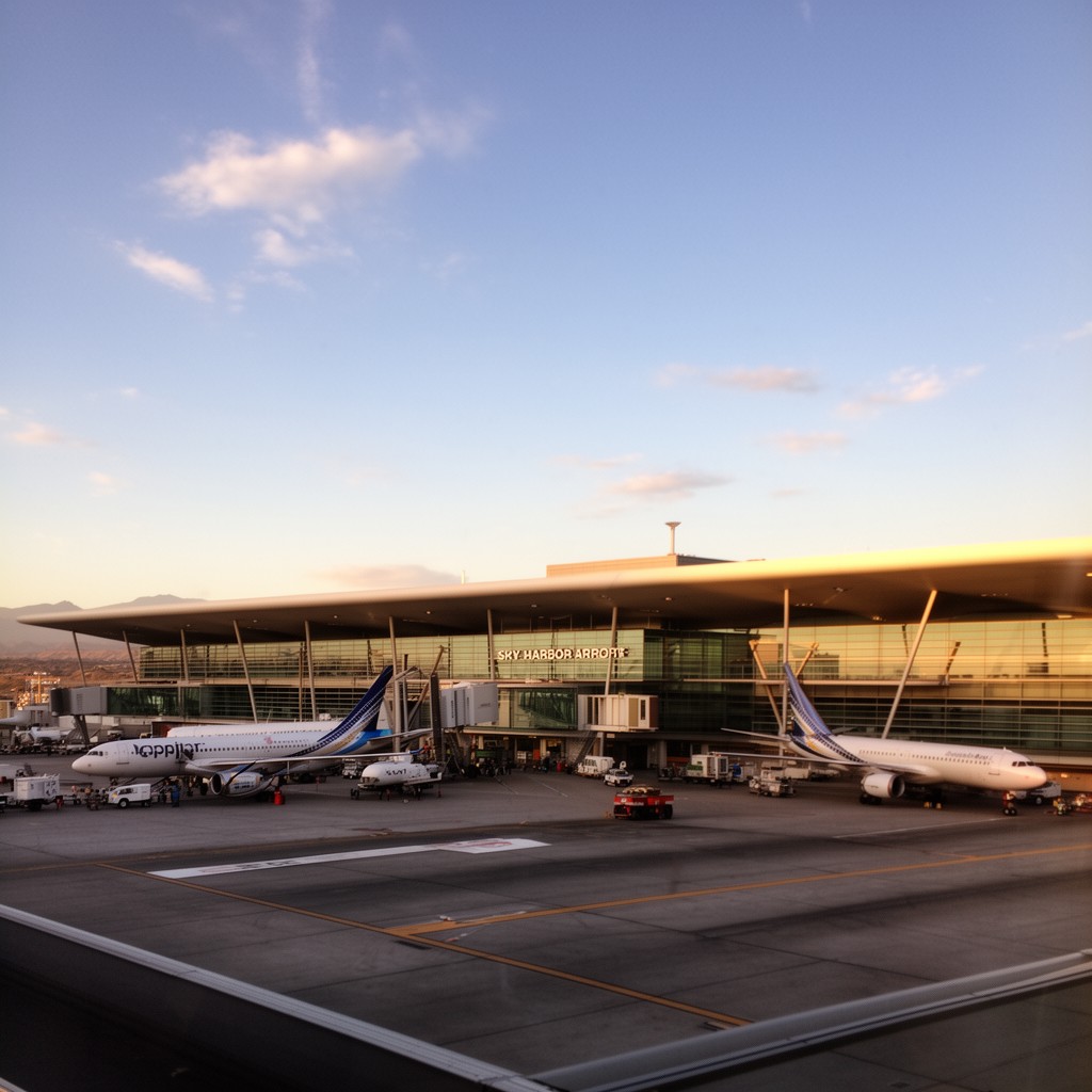 AI-generated illustration of Sky Harbor Airport