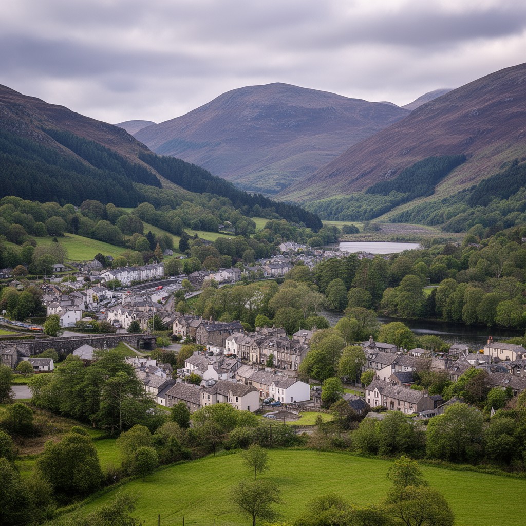 AI-generated illustration of Callander