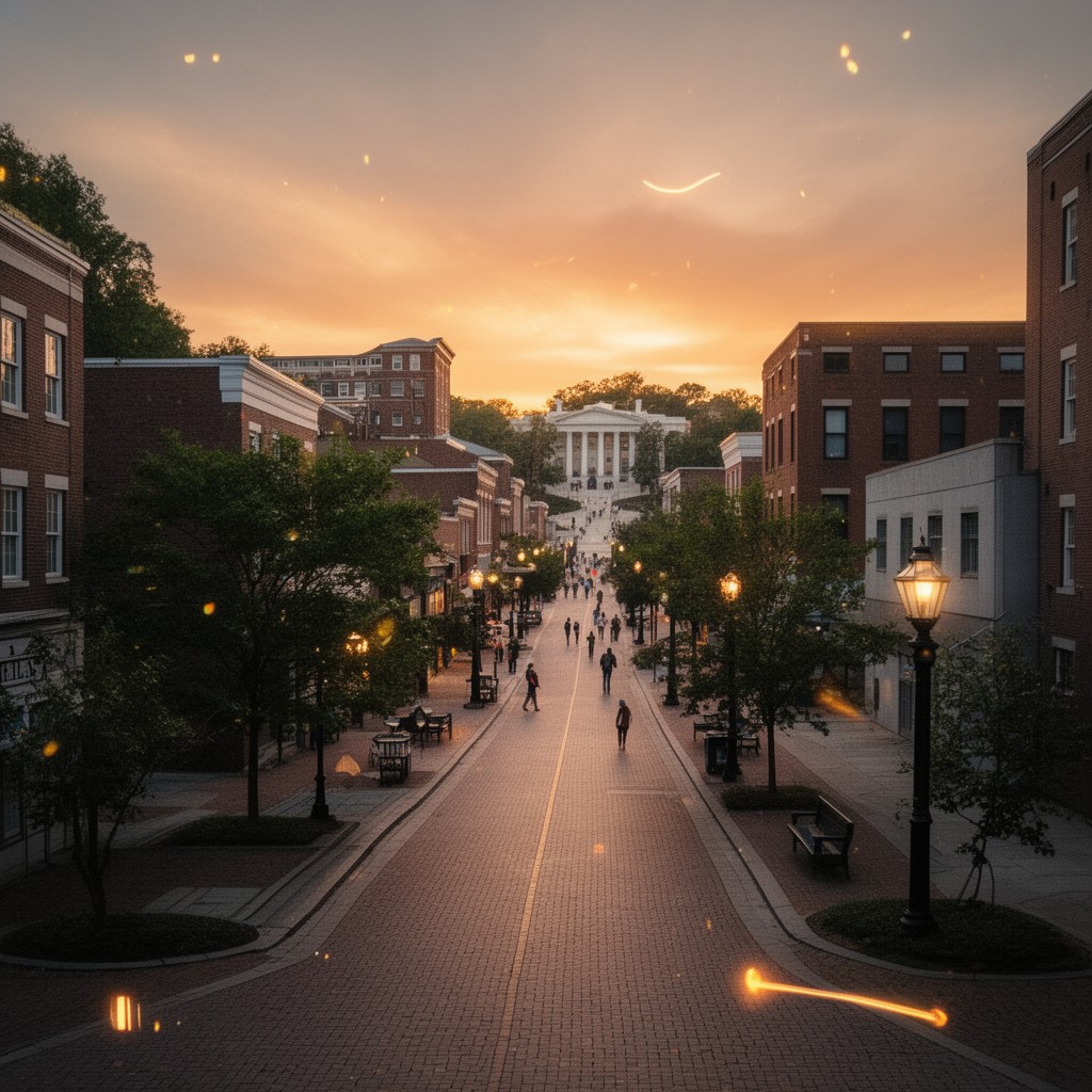 AI-generated illustration of Laurel, Maryland