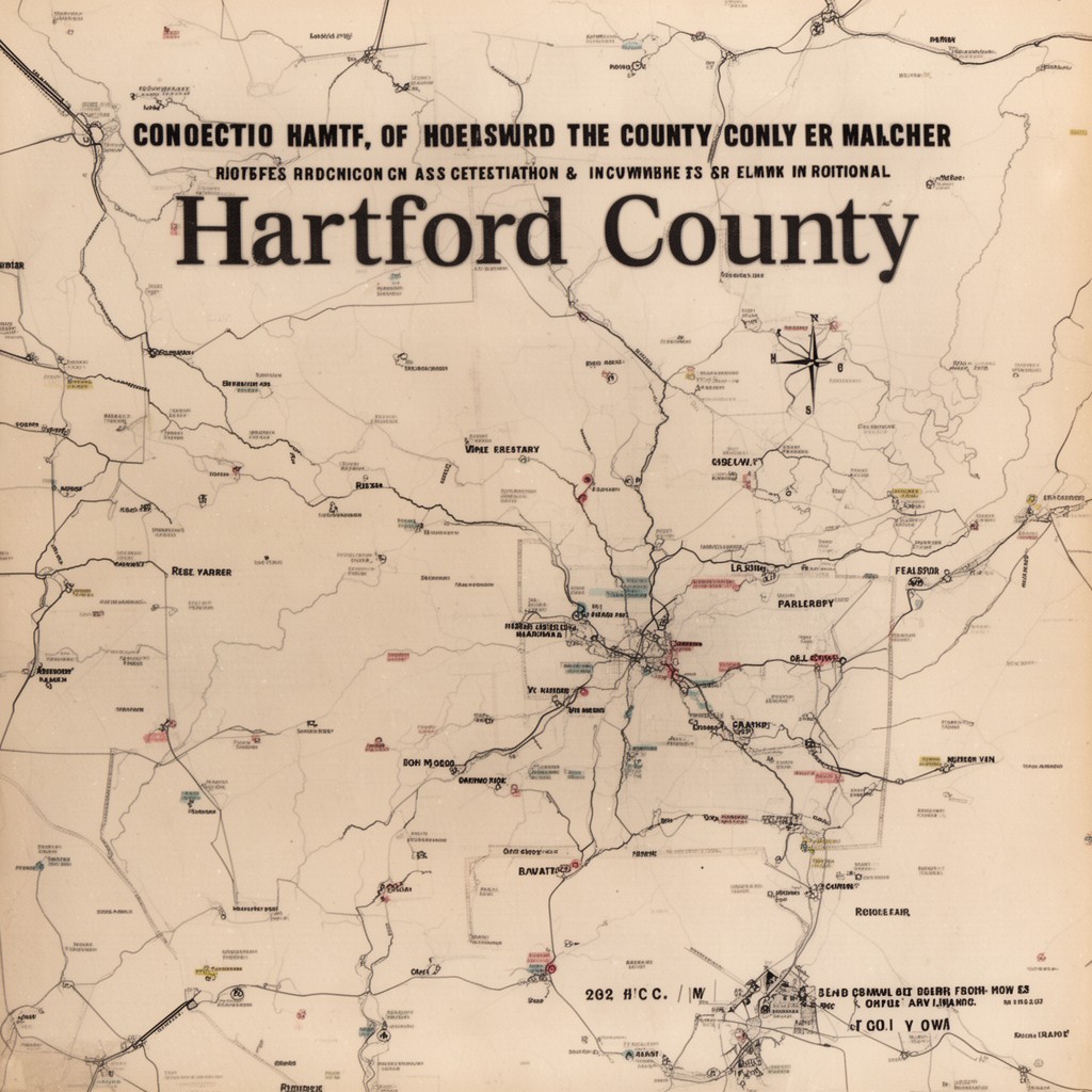 AI-generated illustration of Hartford County