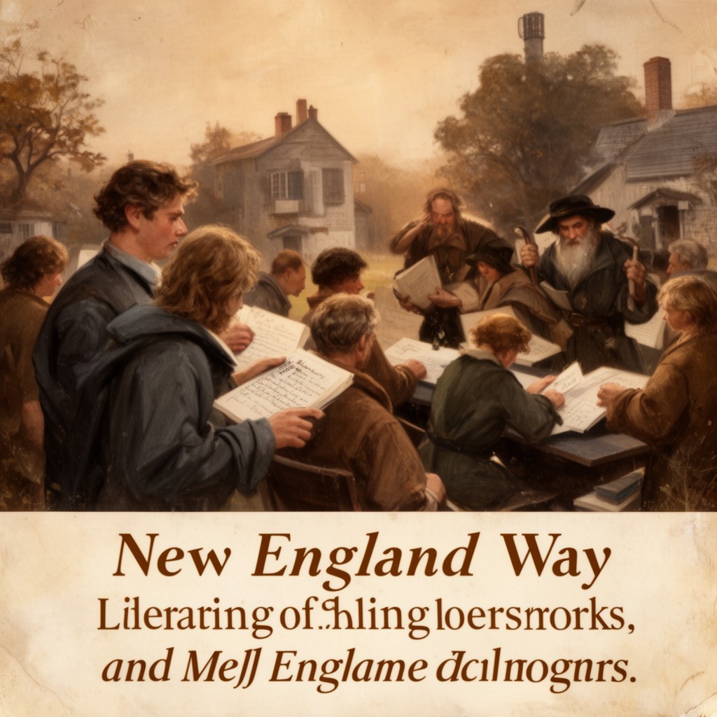 AI-generated illustration of New England Way