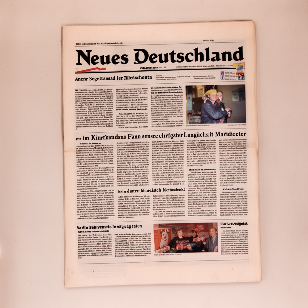 AI-generated illustration of Neues Deutschland