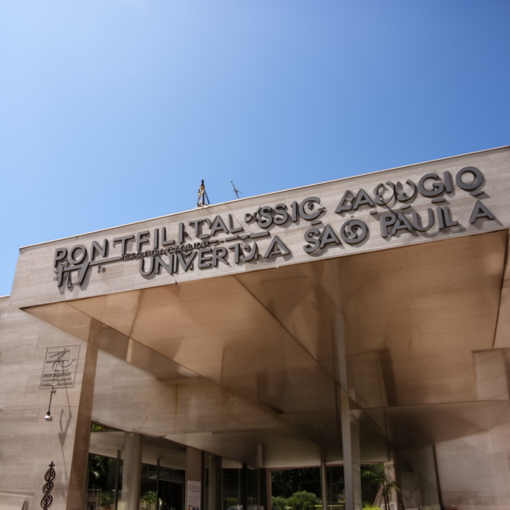 AI-generated illustration of Pontifical Catholic University of São Paulo