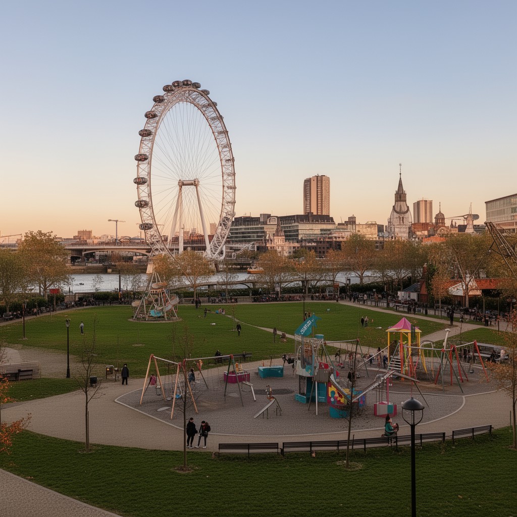 AI-generated illustration of Jubilee Gardens