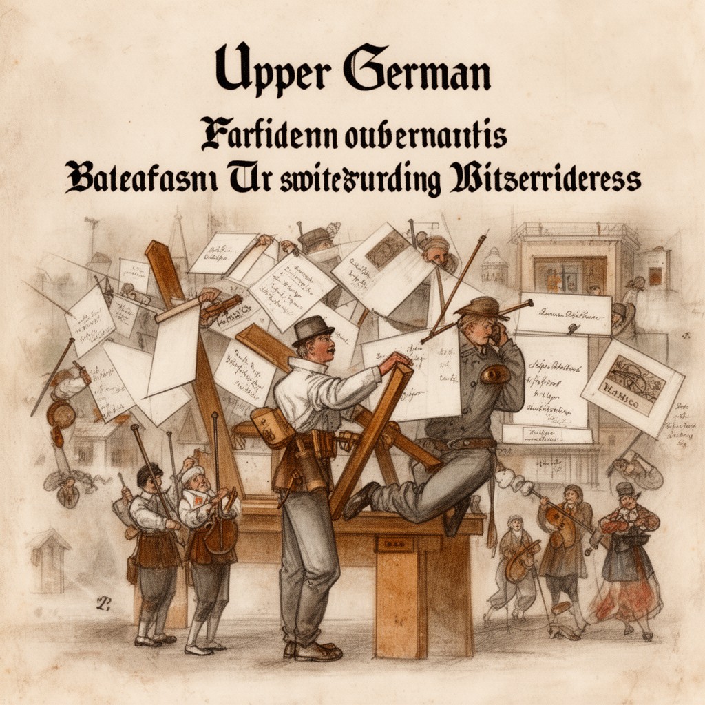 AI-generated illustration of Upper German