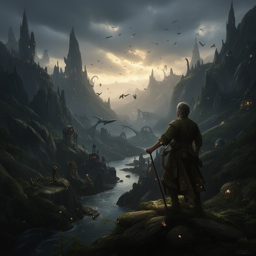 AI-generated illustration of The Hobbit: An Unexpected Journey