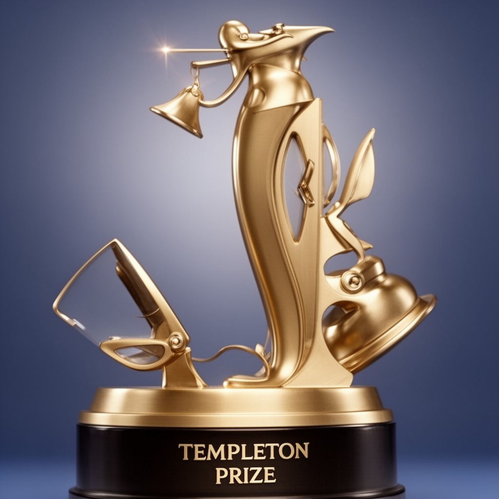 AI-generated illustration of Templeton Prize